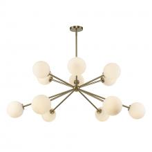Trans Globe 11619 AG - 12LT CHANDELIER-GLOBES-AG